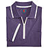 Kimmich | Elastisches Polohemd Piqué mit Zipper | Farbe aubergine