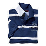 Kitaro | Ringel-Polo | Baumwolle Piqu | Marine