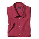 Kurzarmhemd | Uni-Sportiv | Kent-Kragen | Baumwolle | Rot