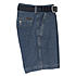 Pionier sportive | Lässige, elastische Jeans-Bermuda | Farbe blau