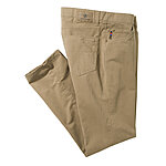 Club of Comfort | Edle 5-pocket Baumwoll-Hose Pima Cotton | Khaki