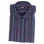 M�nnerhemd | Reine Baumwolle | Kent-Kragen | Blau Multicolour