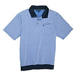 Navigazione | Polo-Shirt mit elastischem Bund | Halbarm | Blau