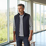 Navigazione | Sweatweste | Reine Baumwolle | Blau