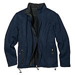 Outdoor Strickjacke mit Fleece Futter | Farbe jeansblau