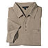 Polo Hemd mit elastischem Bund bügelfrei | Farbe khaki