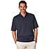 Polo Hemd mit elastischem Bund bügelfrei | Farbe rauchblau