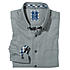 Redmond | Baumwoll Flanell Hemd | Button down Kragen | Farbe grau