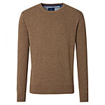 Redmond | Baumwoll-Pullover | Rundhals | Beige