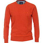 Redmond | Baumwoll-Pullover | Rundhals | Orange