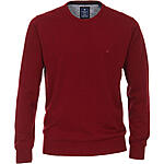 Redmond | Baumwoll-Pullover | Rundhals | Rot