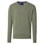Redmond | Baumwoll-Pullover | Rundhals | Salbei