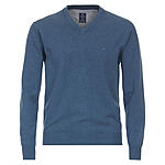 Redmond | Baumwoll-Pullover | V-Ausschnitt | Jeans