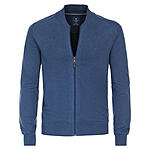 Redmond | College-Strickjacke | Baumwoll-Cardigan mit Reiverschluss | Jeans
