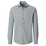 Redmond | Flanell-Hemd | Baumwolle Fischgrat | Kent-Kragen | Gr�n