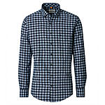 Redmond | Flanell-Hemd | Baumwolle Karo | Button-Down-Kragen | Blau