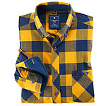 Redmond | Flanell-Hemd | Button-Down-Kragen | Gelb-Karo