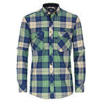 Redmond | Flanell-Hemd | Button-down-Kragen | Baumwolle | Grn Karo