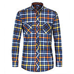 Redmond | Flanell-Hemd | Button-down-Kragen | Baumwolle | Terra Karo