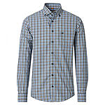Redmond | Freizeithemd | Button-Down-Kragen | Baumwolle Twill | Blau Karo