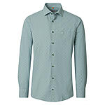 Redmond | Freizeithemd | Langarm | Baumwolle | Kent-Kragen | Druck Gr�n