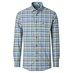Redmond | Freizeithemd | Langarm | Baumwolle | Button-Down-Kragen | Karo Gr�n