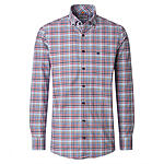 Redmond | Freizeithemd | Langarm | Baumwolle | Button-Down-Kragen | Karo Rot