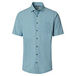 Redmond | Freizeithemd Kurzarm | Baumwolle | Kent Kragen | Gr�n Minimal Druck