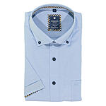 Redmond | Halbarmhemd | Baumwolle | Button Down Kragen | Blau