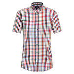 Redmond | Halbarmhemd | Baumwolle | Button-down-Kragen | Rot Sportkaro