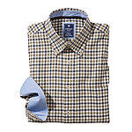 Redmond | Karo-Twill Hemd | Button down Kragen | Grn