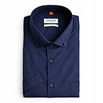 Redmond | Kurzarmhemd | Baumwolle | Button Down Kragen | Marine