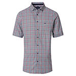 Redmond | Kurzarmhemd | Baumwolle | Button-down-Kragen | Rot Karo