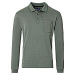 Redmond | Langarm Jersey Polo | Easy Care | Grn