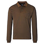 Redmond | Langarm Jersey Polo | Easy Care | Messing