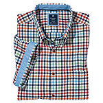 Redmond | Luftiges Sommerhemd | Halbarm kariert | Reine Baumwolle | Button down Kragen | Multicolour