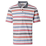 Redmond | Polo-Shirt | Kurzarm | Pflegeleichte Jersey-Qualit�t | Rot Streifen