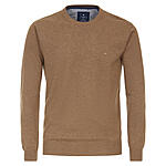 Redmond | Pullover Baumwolle | Rundhals | Camel