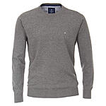 Redmond | Pullover Baumwolle | Rundhals | Grau