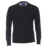 Redmond | Pullover Baumwolle | Rundhals | Marine