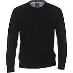 Redmond | Pullover Baumwolle | Rundhals | Schwarz