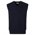 Redmond | Pullunder | Baumwolle | V-Ausschnitt | Marine