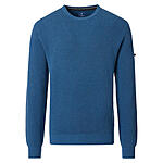 Redmond | Rundhals-Pullover | Baumwolle Strukturstrick | Jeans