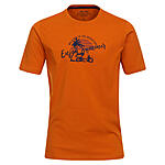 Redmond | T-Shirt | Rundhals | Baumwolle | Print Motiv | Orange
