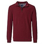 Redmond | Troyer aus hochwertigem Baumwoll-Mix | Burgund