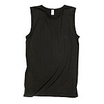 Comazo | Shirt ohne Arm | Tank Top | Elastische Baumwolle | Schwarz