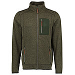 Strick-Fleece Herren-Jacke | Oliv