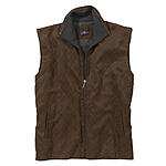 Sweat Weste | Farbe braun/anthrazit