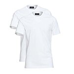 Casa Moda | T Shirt Doppelpack Rundhals | Farbe wei