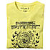 Kitaro | T-Shirt Rundhals | Baumwolle mit Aufdruck | Gelb